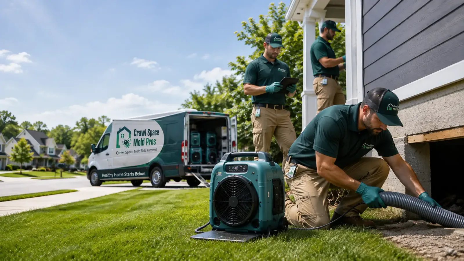 Crawl Space Mold Removal in Percy, IL